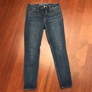 AE rise jegging 360 stretch size 4 short